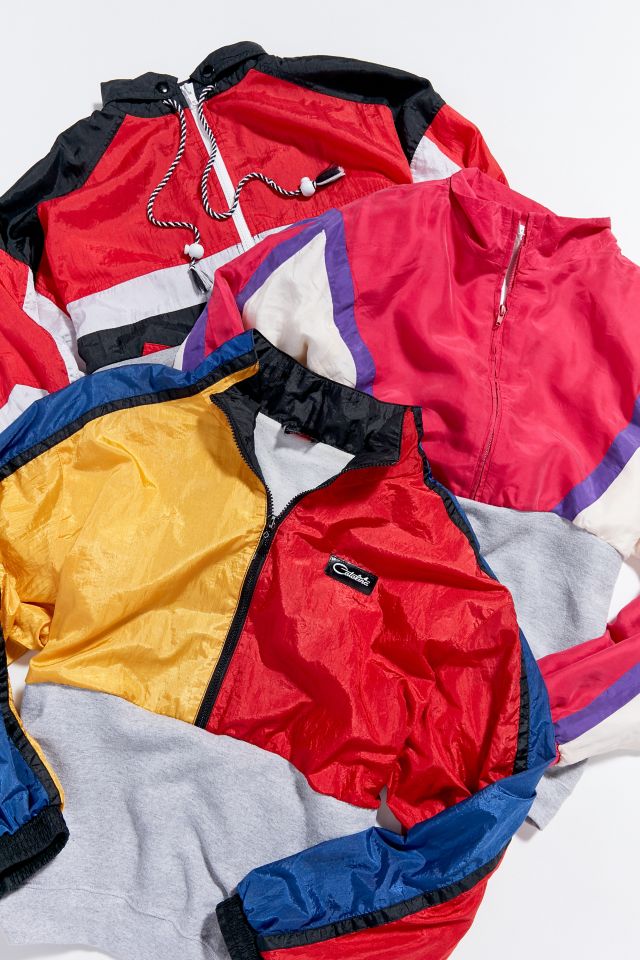 Urban Renewal Remade Spliced Windbreaker Sweatshirt #1