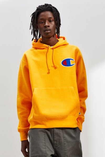 Champion Big C Chain Stitch Reverse Weave Hoodie Sweatshirt | Urban ...