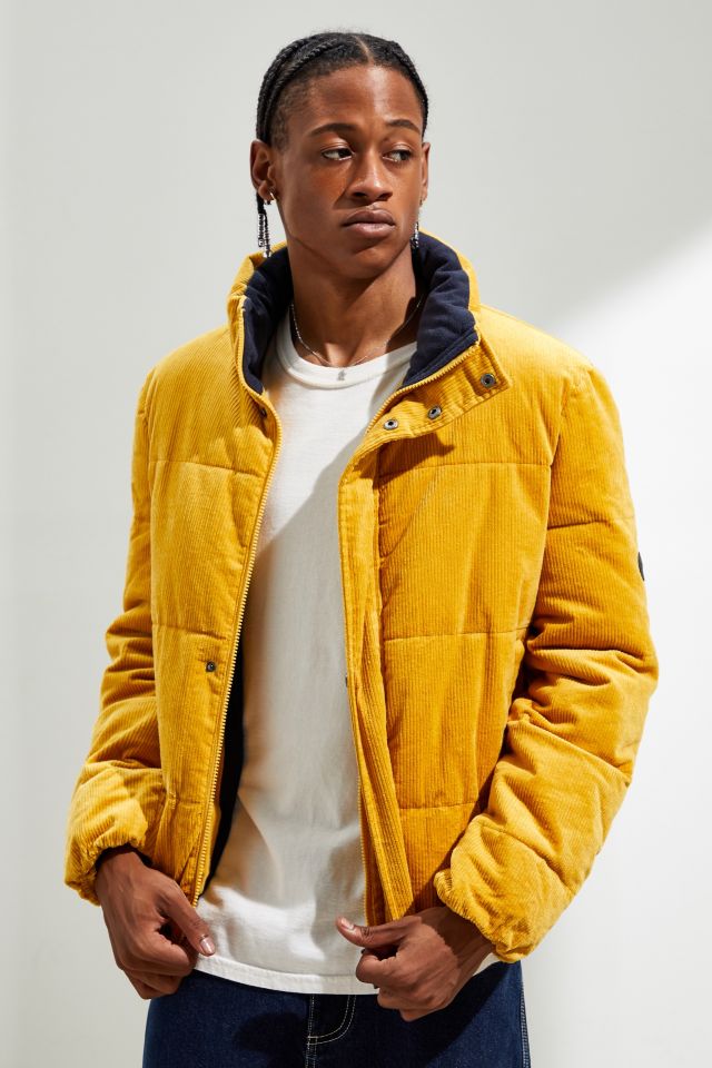 Urban outfitters shop yellow puffer jacket