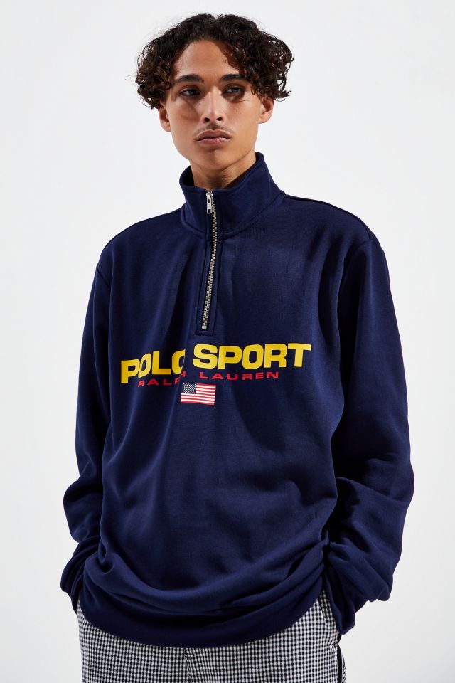 Sports sweatshirt with hood and zip brand POLO RALPH LAUREN —  /en