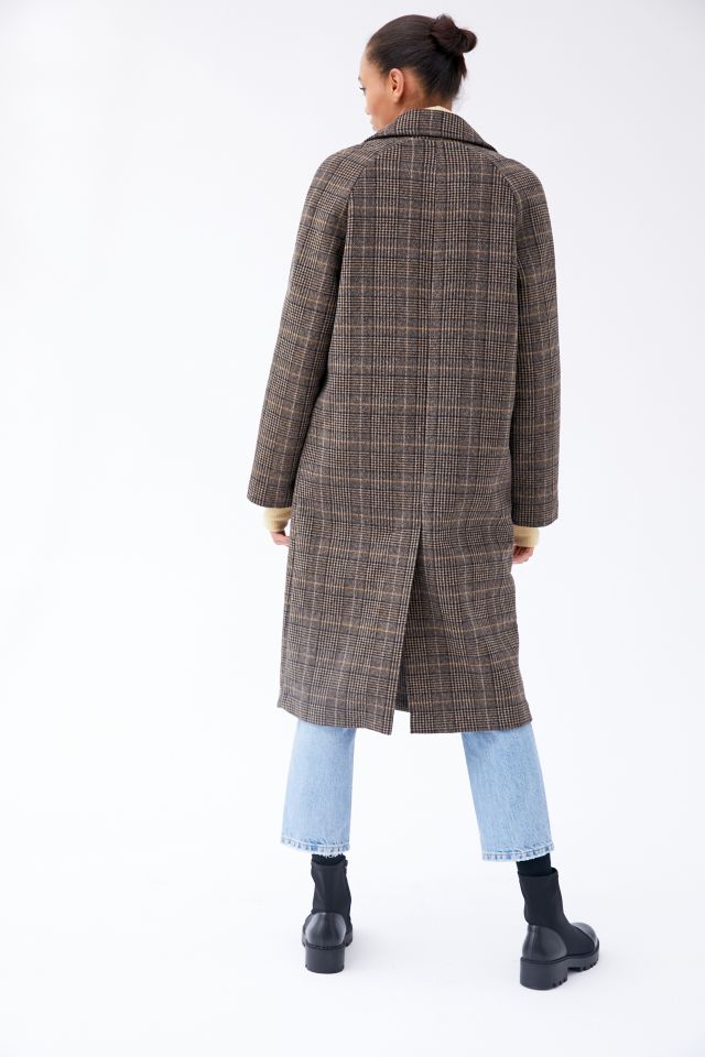 Avec Les Filles Plaid Double Face Wool Coat #2