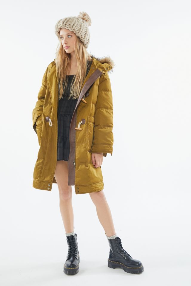 Avec Les Filles Down Toggle Puffer Coat