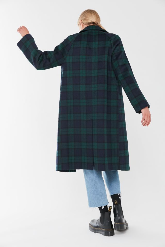 Avec Les Filles Plaid Wool Coat #2