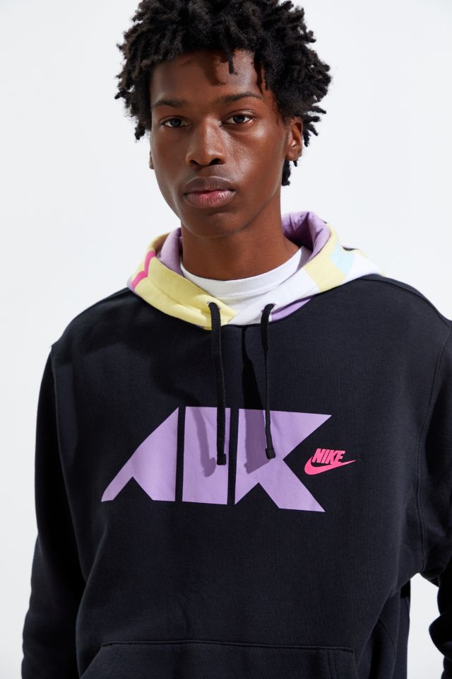 Nike geometric cheap club pullover hoodie