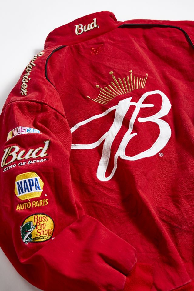 Vintage Red Budweiser Racing Jacket  #3