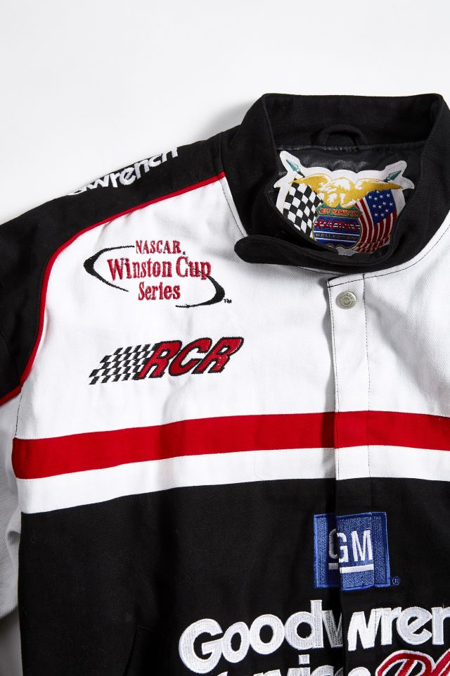 Vintage Black + White Goodwrench Racing Jacket | Urban Outfitters Canada