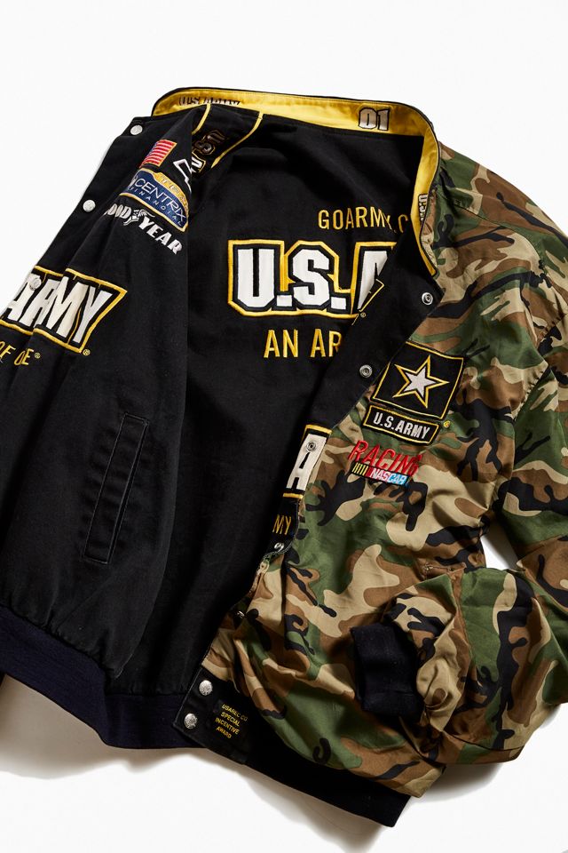 Vintage US Army Reversible Camo Racing Jacket | Urban Outfitters