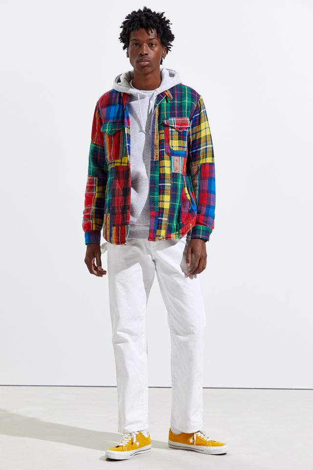 Polo Ralph Lauren Plaid Patchwork Button-Down Shirt #2