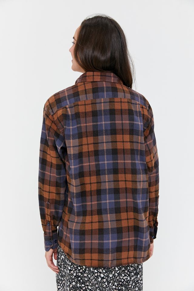 Urban Renewal Recycled Overdyed Flannel Shirt #3