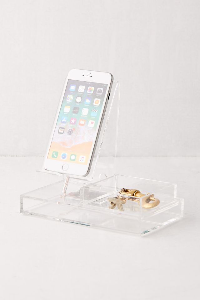 Acrylic Desktop Organizer Wireless Charging Hub #1