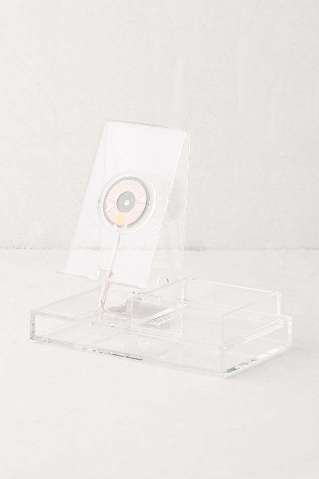 Acrylic Desktop Organizer Wireless Charging Hub #2