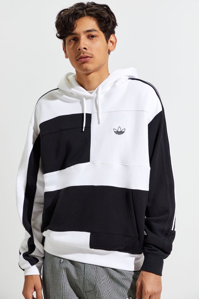 adidas Originals Asymmetrical Block Hooded Sweatshirt