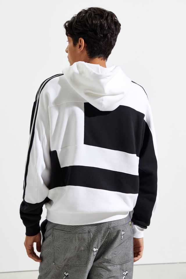 adidas Originals Asymmetrical Block Hooded Sweatshirt