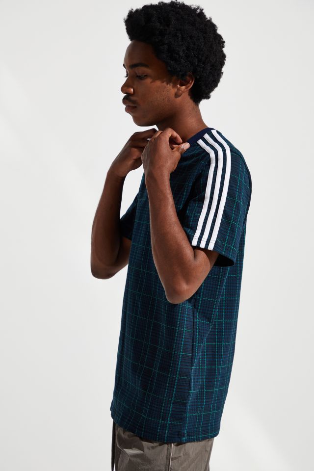 Adidas tartan deals t shirt