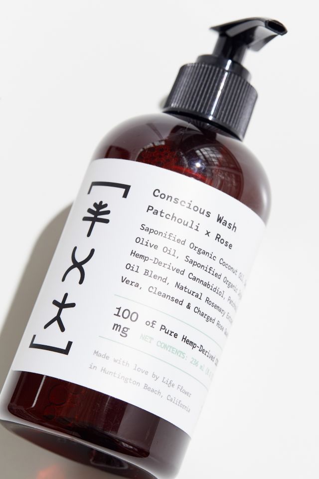 Life Flower Patchouli + Rose CBD Body Wash #1