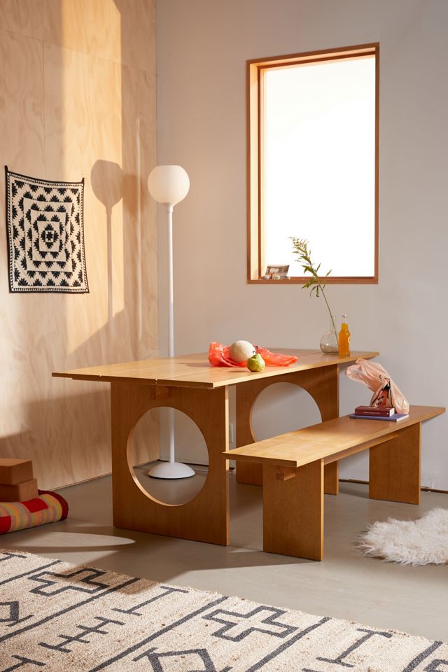 Astrid Dining Table Urban Outfitters, Urban Dining Table And Bench Set