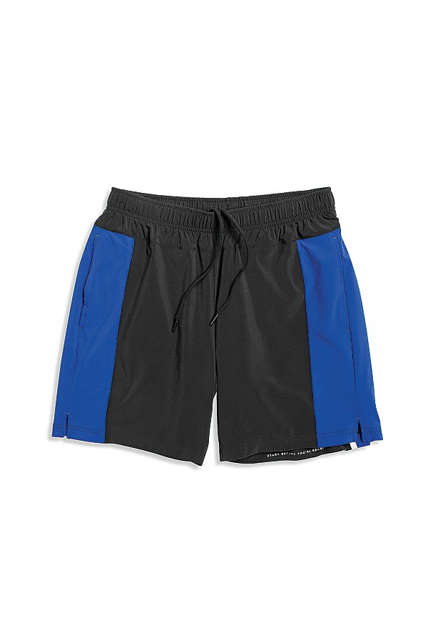 Fourlaps Bolt Short 7" In Black/royal, Men's At Urban Outfitters
