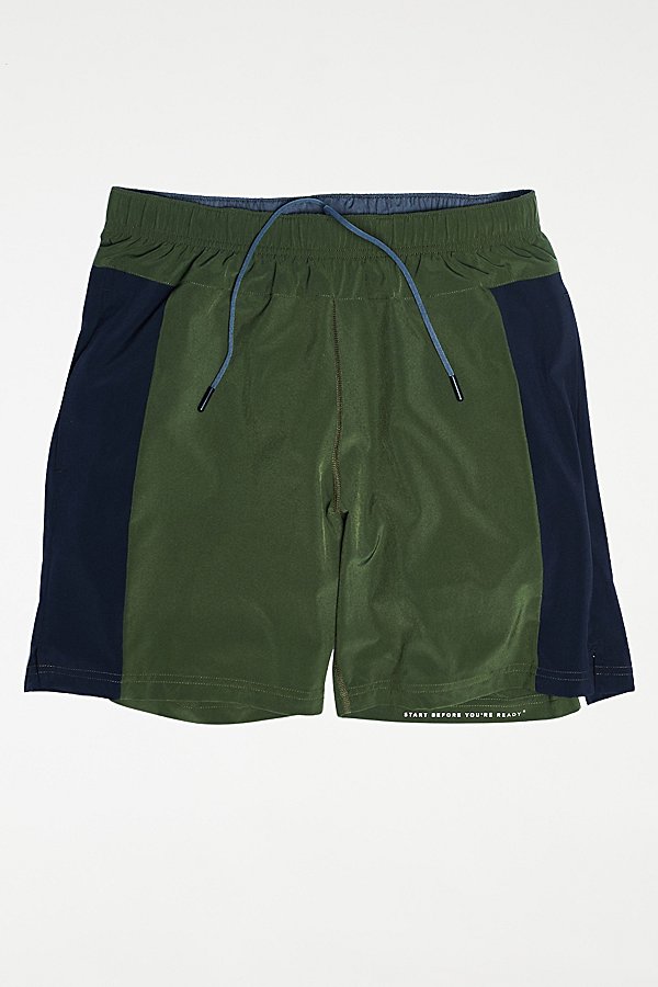 FOURLAPS BOLT SHORT 7" IN ARMY GREEN, MEN'S AT URBAN OUTFITTERS