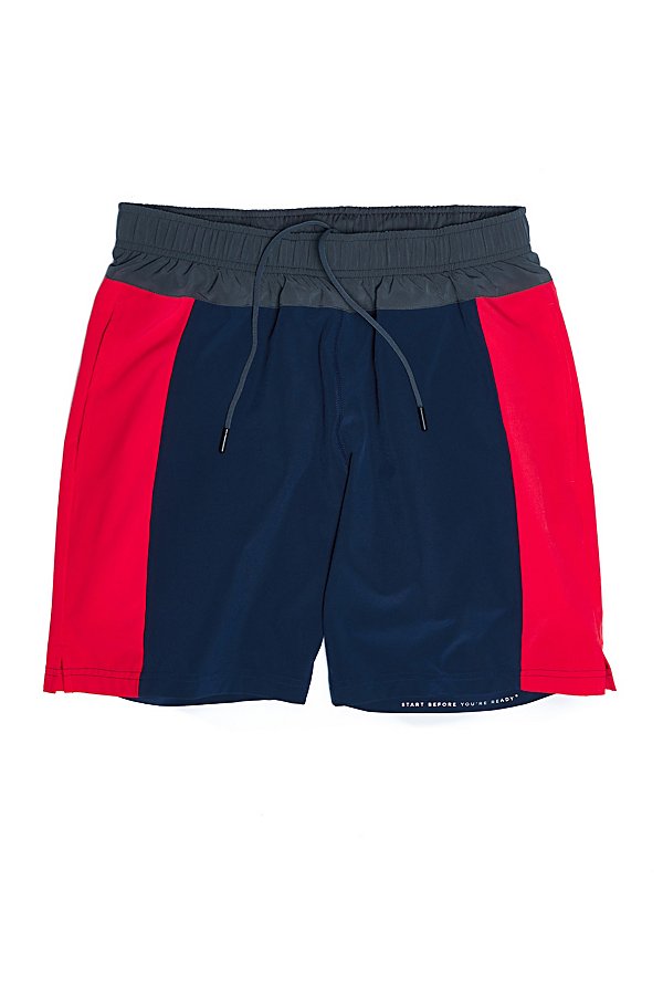 FOURLAPS BOLT SHORT 7" IN NAVY, MEN'S AT URBAN OUTFITTERS