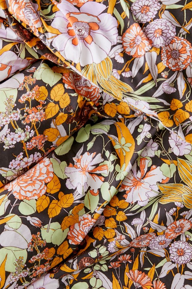 Mila Sketched Floral Duvet Set #4