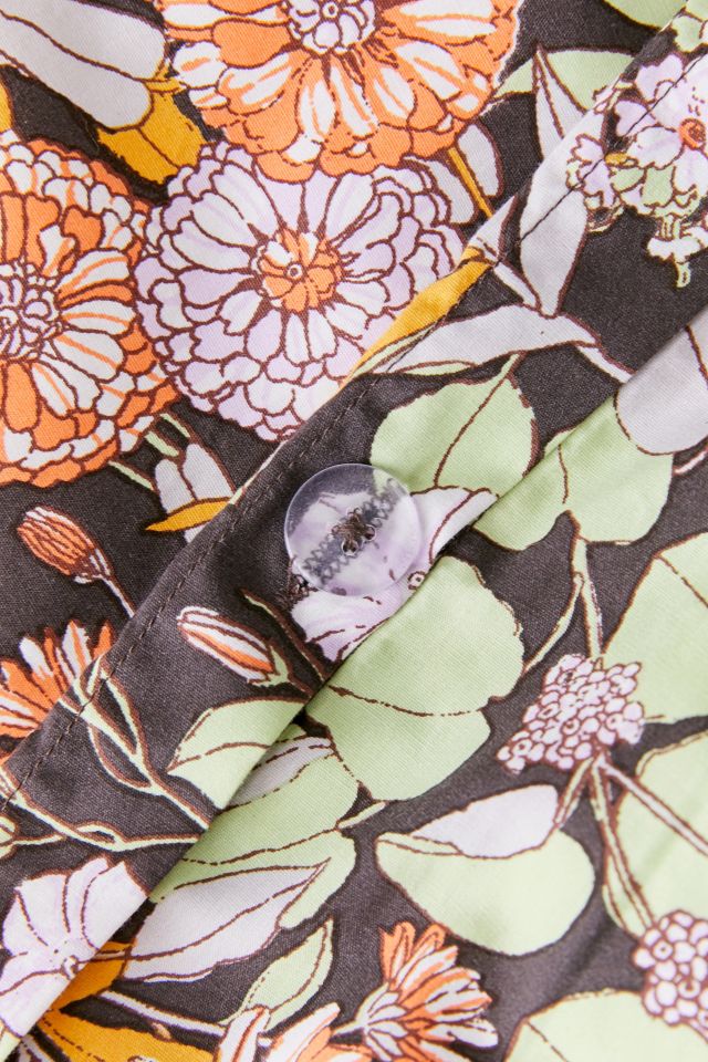 Mila Sketched Floral Duvet Set #5