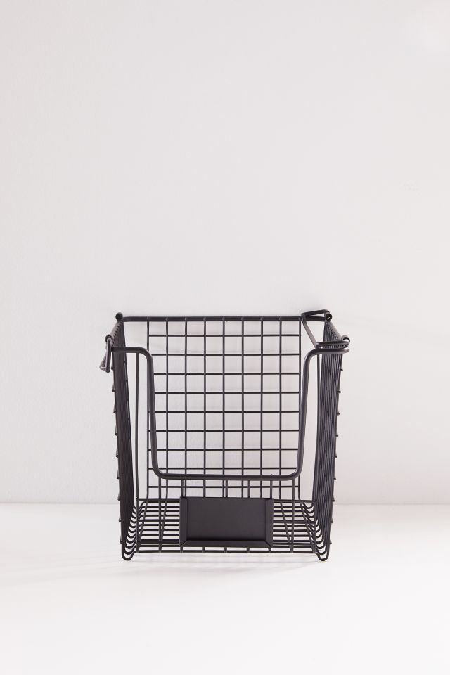 Panier Grillagé en Métal Empilable #1
