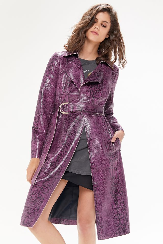 Trench-coat peau de serpent UO #2