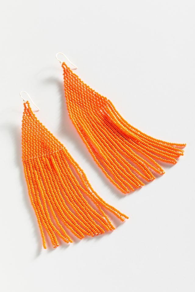 Casa Clara Lily Beaded Tassel Earring #1