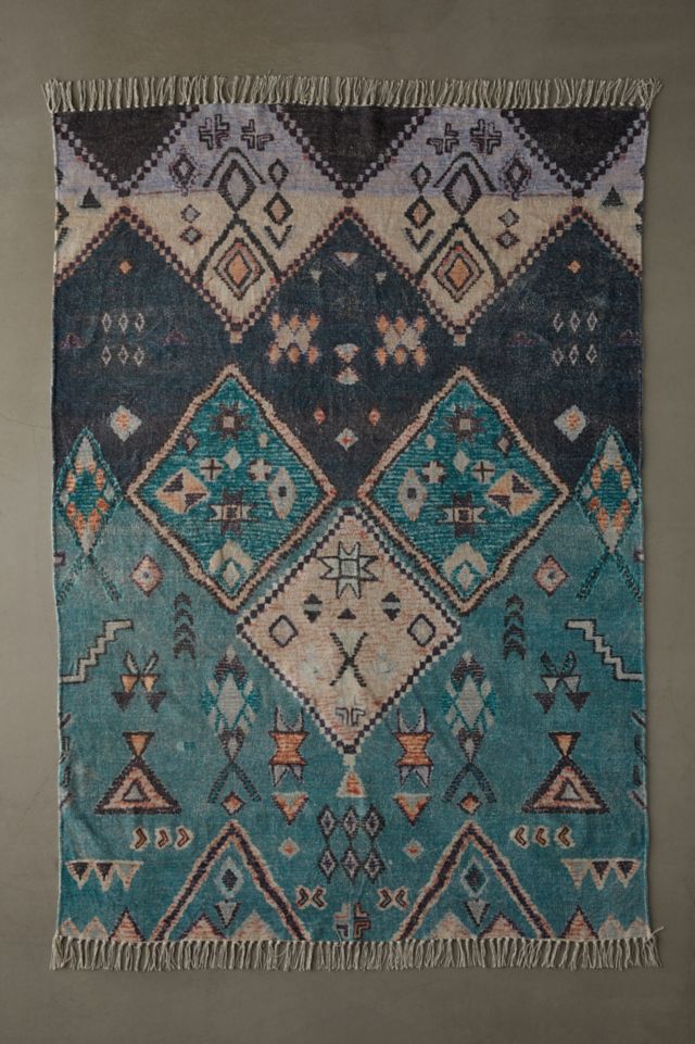 Urban Outfitters + Aziza Printed Chenille Rug