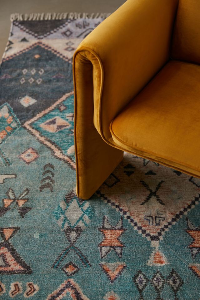 Aziza Printed Chenille Rug, Urban Outfitters