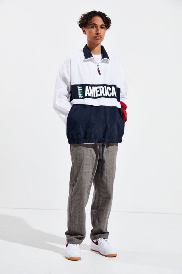 Perry Ellis Colorblock Half-Zip Jacket | Urban Outfitters Canada