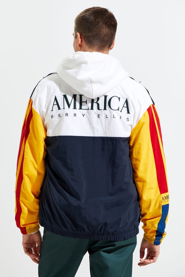 Perry Ellis Colorblock Track Jacket | Urban Outfitters