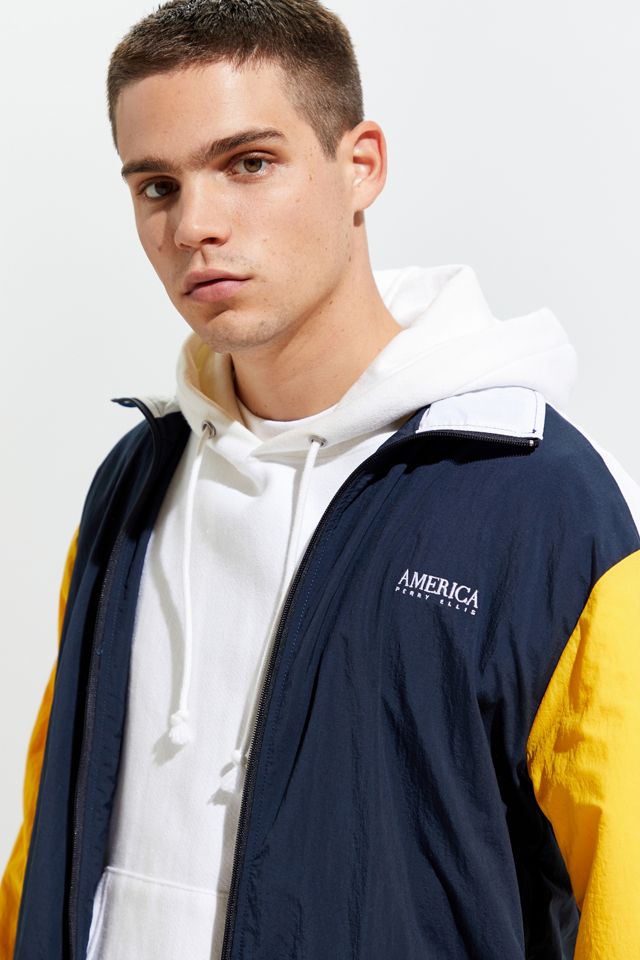 Perry Ellis Colorblock Track Jacket | Urban Outfitters