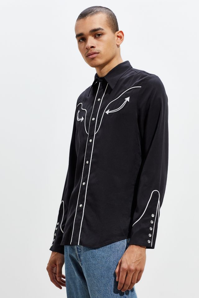H Bar C Le Chemise Western San Fernando Tencel Boutonnée #2