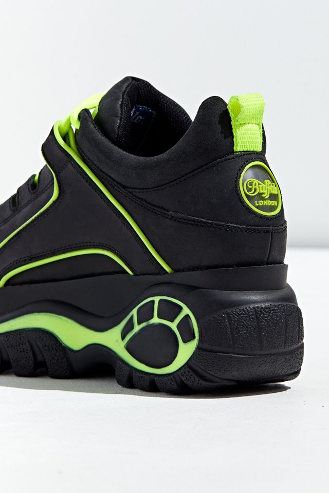 Sneakers en cuir noir à plateforme Buffalo Original - 1339N BLACK