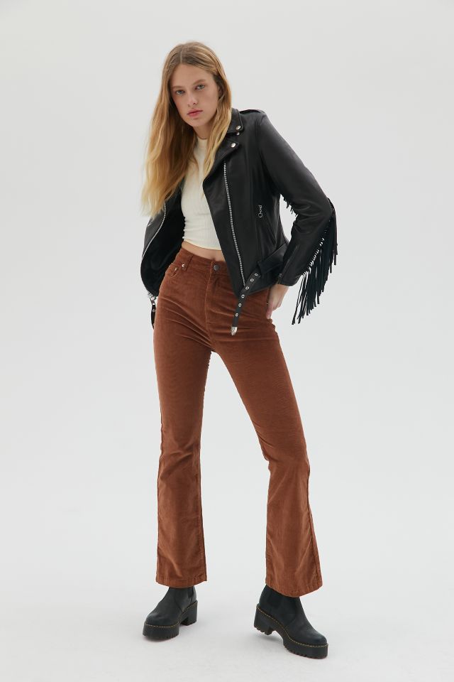 Schott Leather Fringe Moto Jacket #4