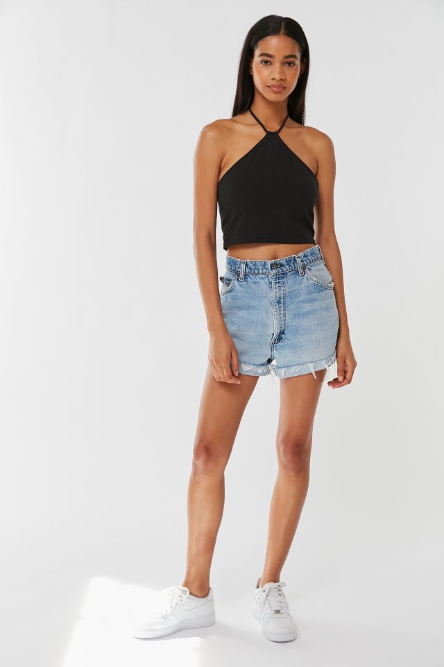 UO Racer Y-Neck Halter Cropped Top #3