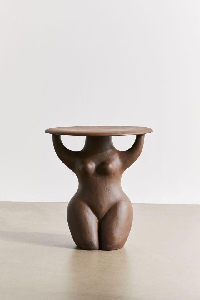 Goddess Ceramic Side Table #1