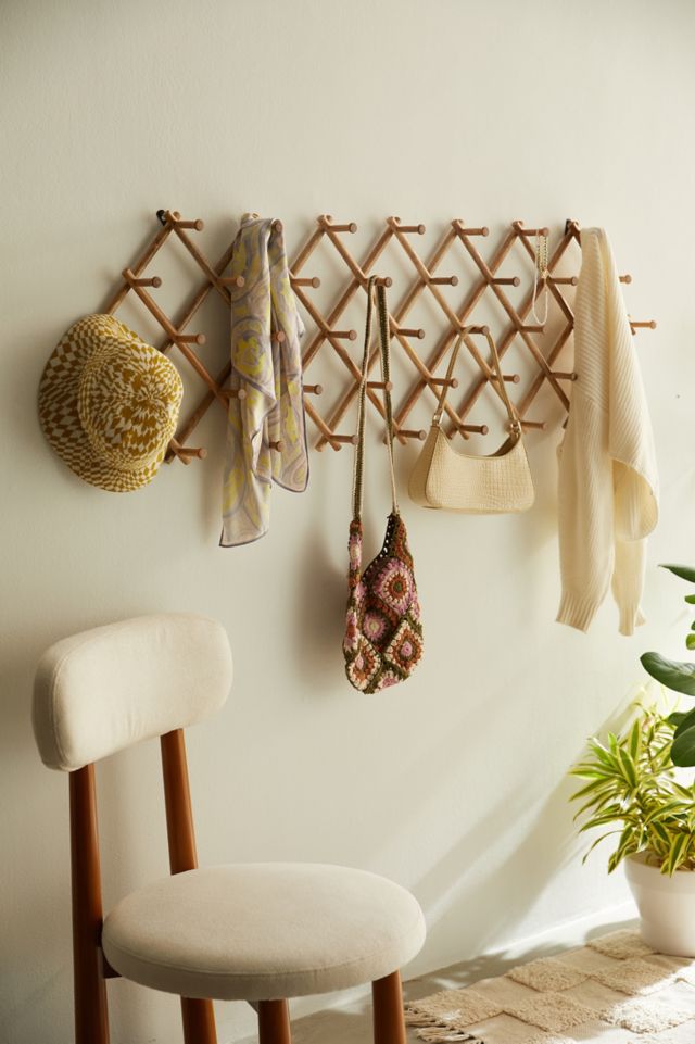 Kamal Entryway Multi-Hook Wall Shelf