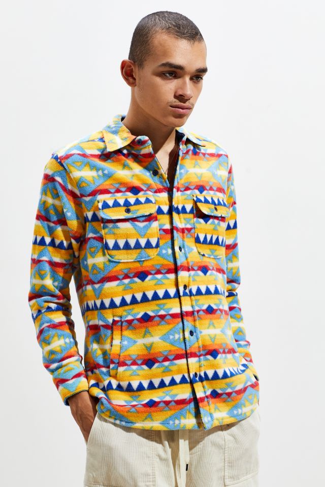 Free Nature Polar Fleece Button-Down Overshirt  #1