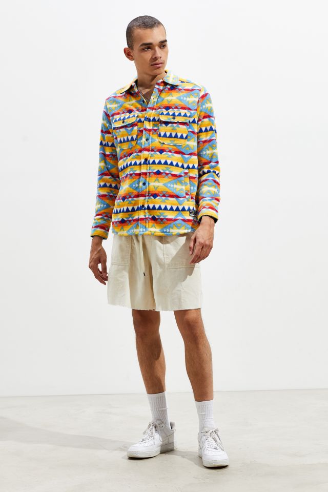 Free Nature Polar Fleece Button-Down Overshirt  #5