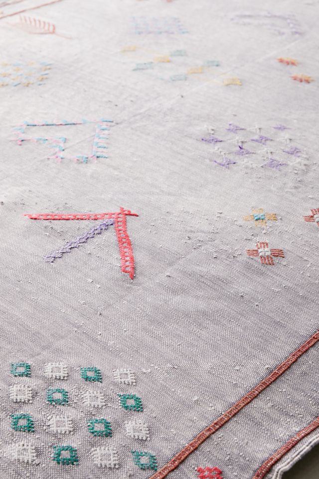 Urban Renewal One-Of-A-Kind Woven Cactus Silk Rug #2