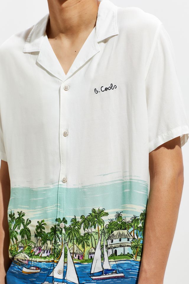Barney Cools Holiday Camp Cools Short Sleeve Button-Down Shirt #1