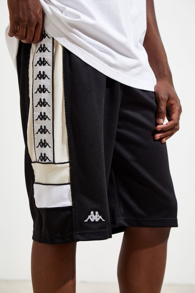 Kappa shorts with outlet banda taping in black