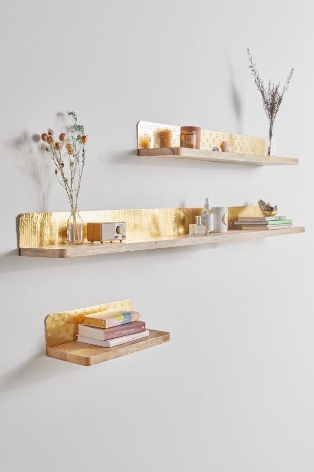 Joanna Pressed Metal Wall Shelf #3