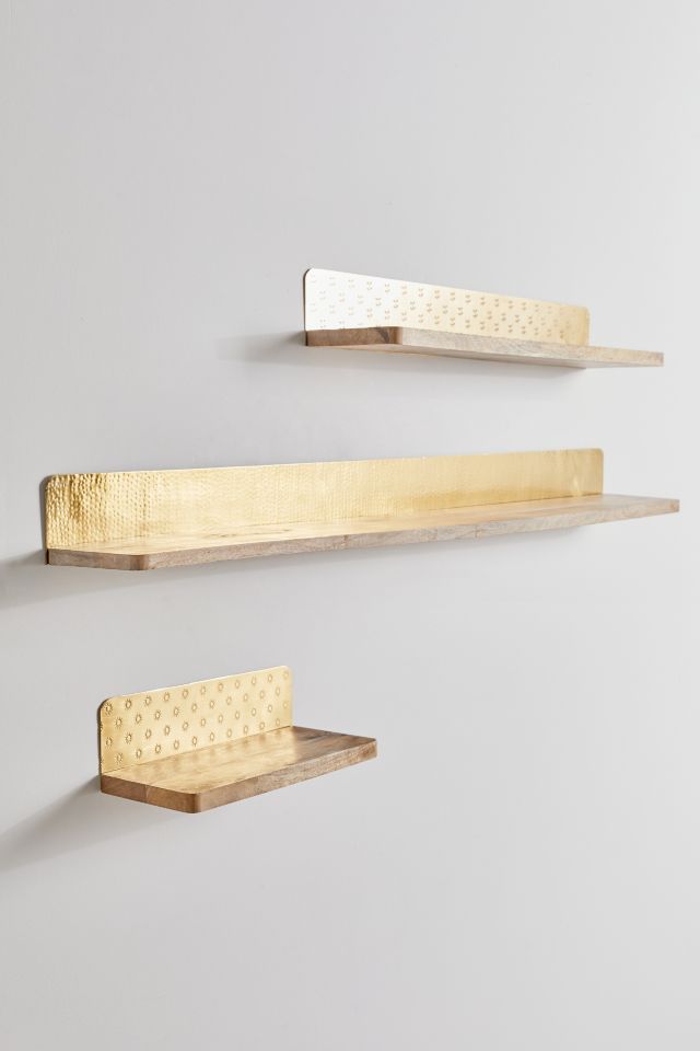 Joanna Pressed Metal Wall Shelf #4