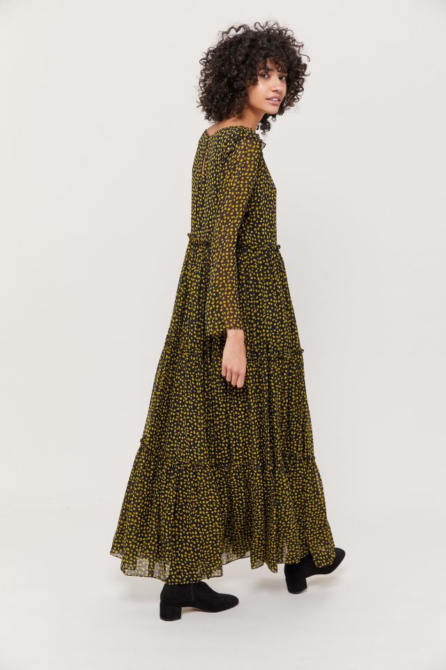 WHIT Willa Tiered Ruffle Maxi Dress #1