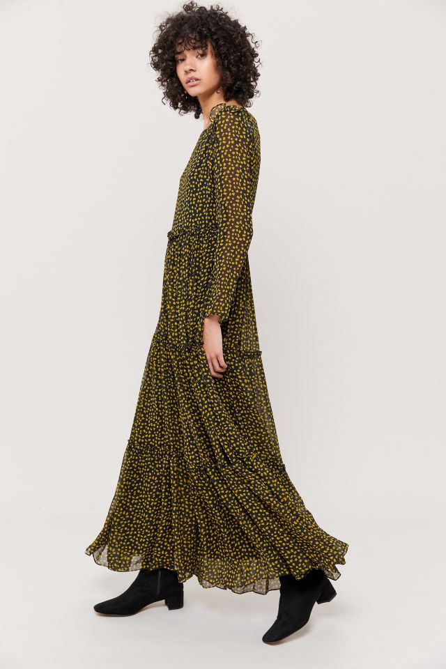 WHIT Willa Tiered Ruffle Maxi Dress #3