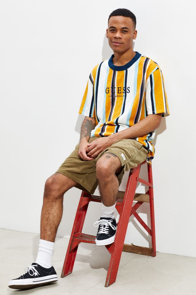 Guess sayer striped outlet tee