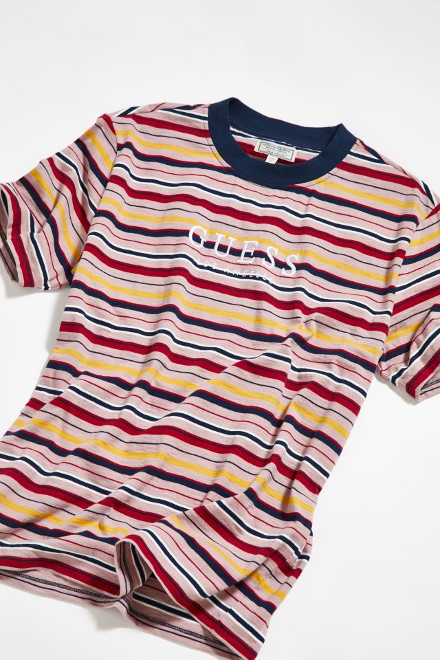 GUESS Pop Art Striped Tee Urban Outfitters